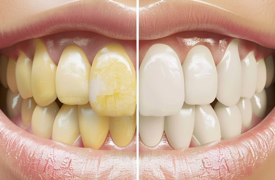 سفید کردن دندان